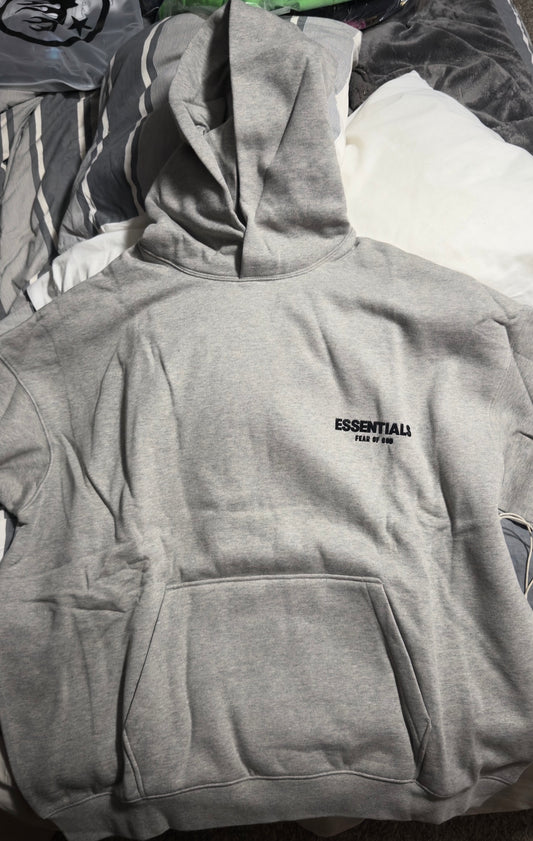 Essentials Hoodie Grey (XL)