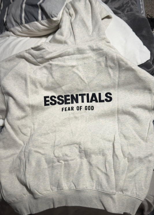 Essentials Hoodie Cream (M)