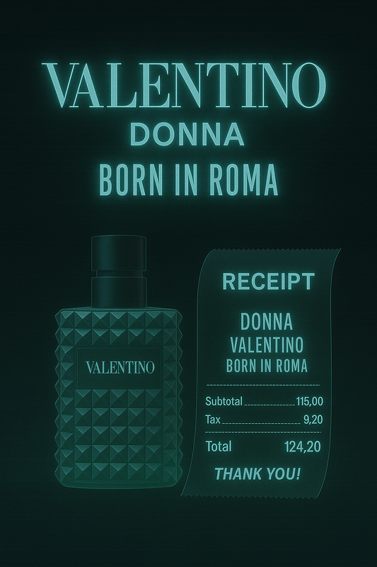 Valentino Donna Born In Roma With Receipt