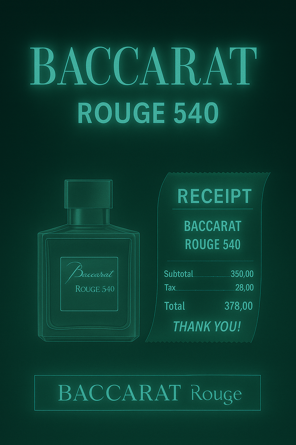 Baccarat Rouge 540 With Receipt