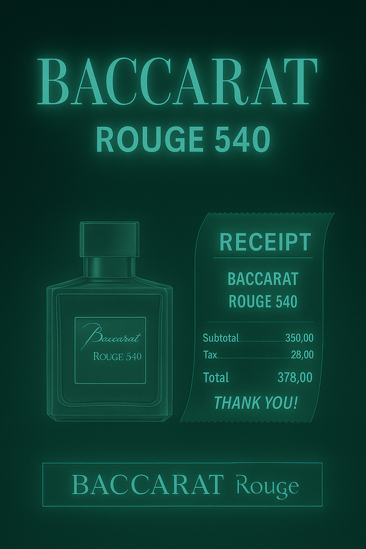 Baccarat Rouge 540 With Receipt