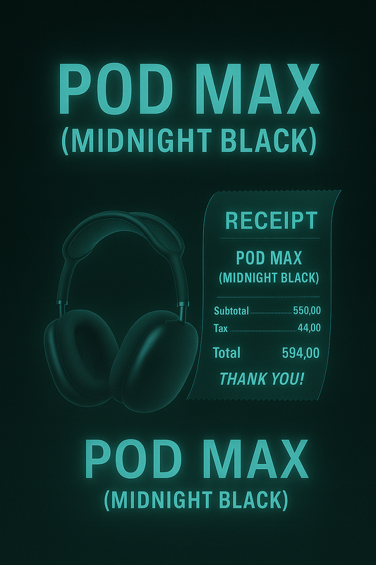Pod Max With Receipt (MIDNIGHT BLACK)