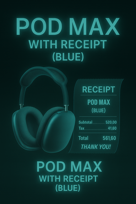 Pod Max With Receipt (BLUE)