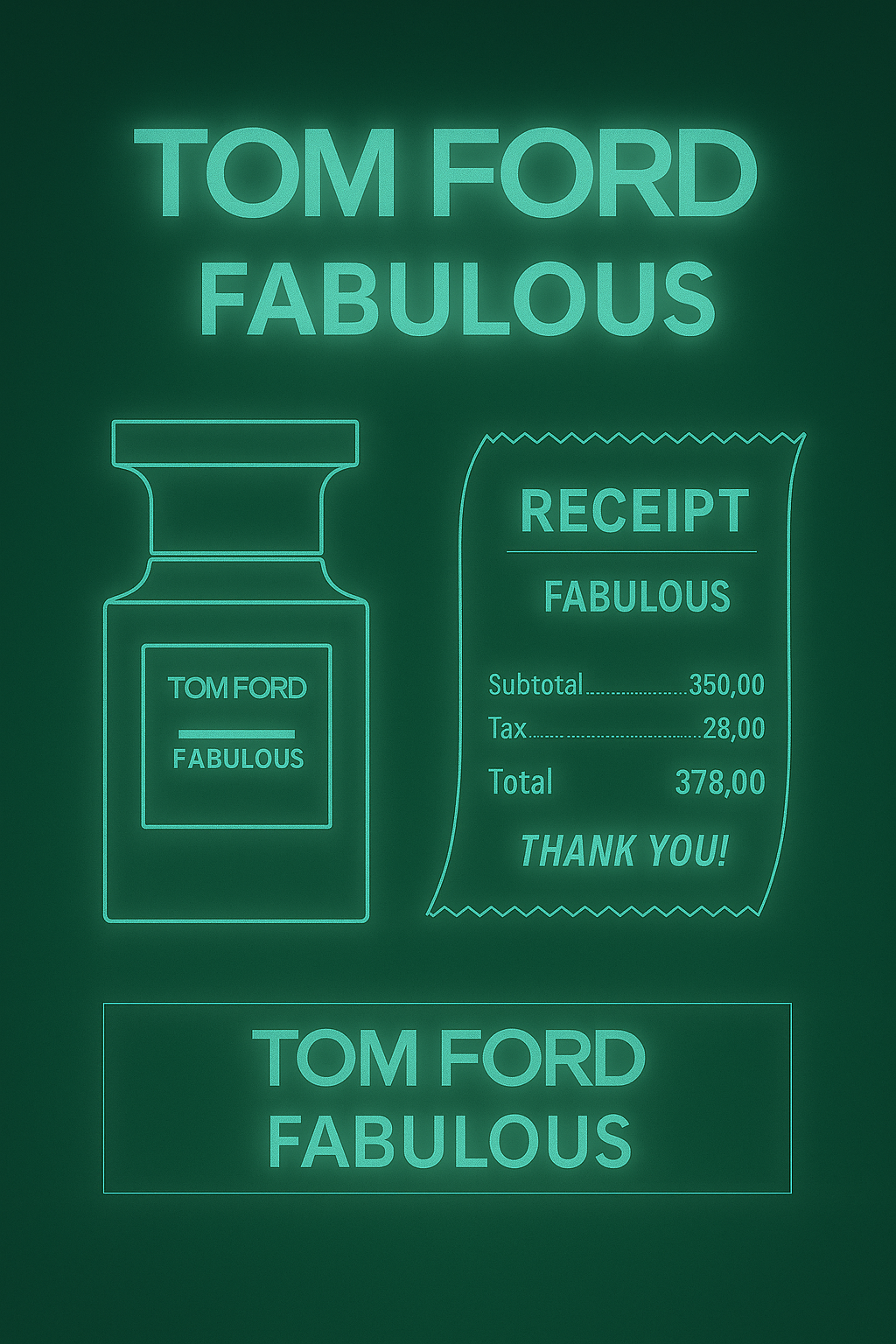 Tom Ford Fabulous With Receipt